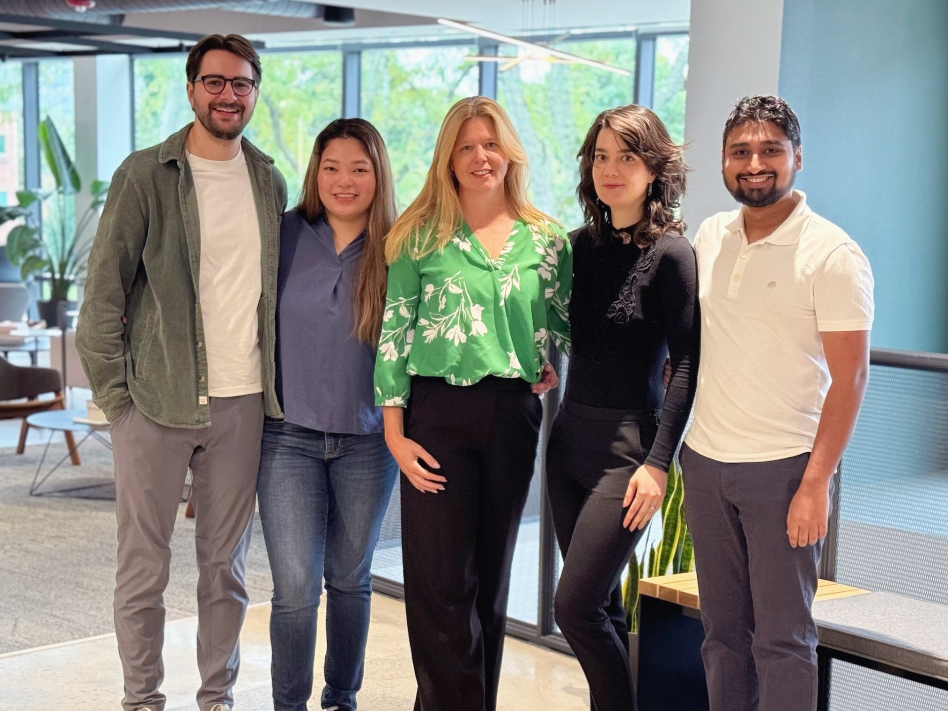 Members of the SmartPass operations team together in the office