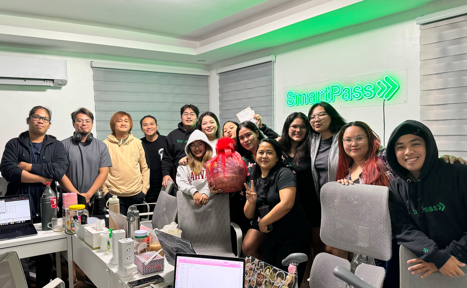 SmartPass operations team in the Philippines office